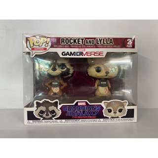 Funko Pop Rocket And Lylla Marvel Gamervese Guardians Of The Galaxy The Telltale Series 2 Pack