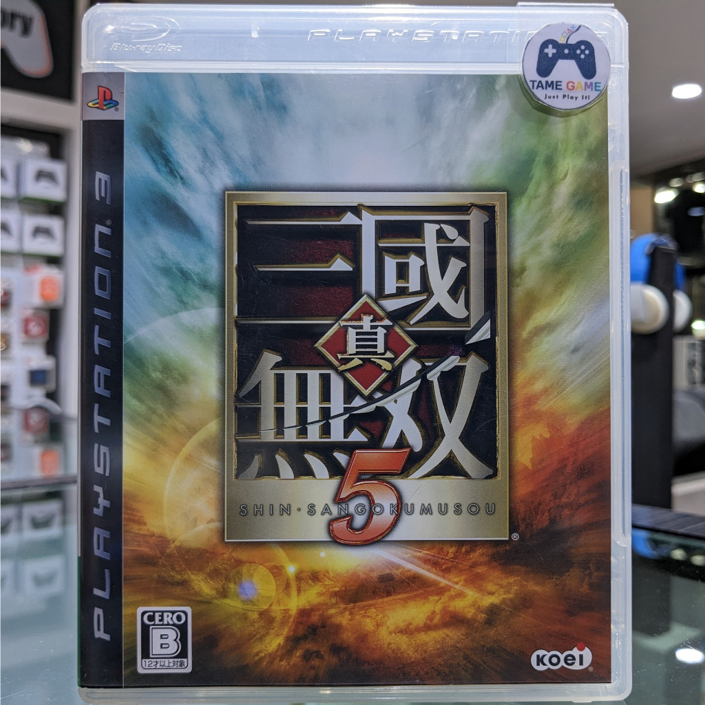 (ภาษาญี่ปุ่น) มือ2 PS3 Shin Sangoku Musou 5 แผ่นPS3 เกมPS3 มือสอง (Shin Sango ku Musou 5 Dynasty Warriors 6 เกม3ก๊ก)