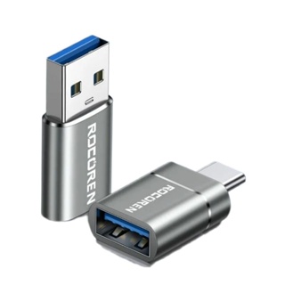 ⚫Rocoren USB ⚫อะแดปเตอร์ OTG ⚫Type C USB ตัวผู้ ⚫USB แปลงสำหรับ Android ⚫TypeC USB C ขั้วต่อ OTG