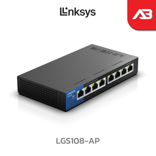 LINKSYS Unmanaged GIGABIT SWITCH 8-port รุ่น LGS108-AP