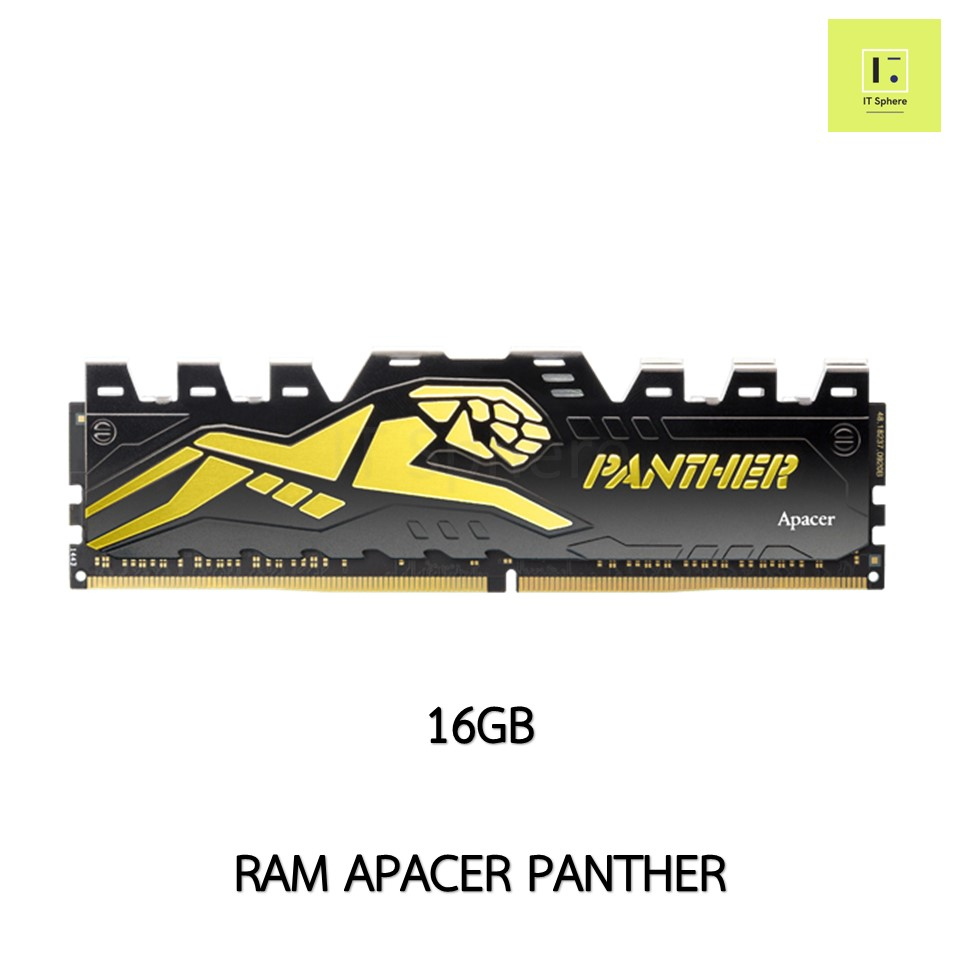Ram 8GB // 16GB Apacer Panther BUS2666 DDR4 ประกันตลอดอายุการใช้งาน