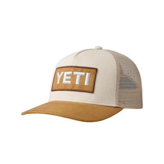 YETI หมวก รุ่น LOGO FX SUEDE BRIM TRUCKER HAT KHAKI/TAN