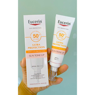 Eucerin ยูเซอริน อัลตร้า โพรเทคชั่น ซัน โทน อัพ SPF50+ PA++++ 30 มล. (กันแดดสำหรับผิวหน้า)