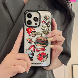 🎁ส่งของขวัญ🎁เคสไอโฟน 11 13 12 Pro Max casetify แฮมเบอร์เกอร์ แมคโดนัลด์เคส for ไอโฟน14 pro max soft case Iphone