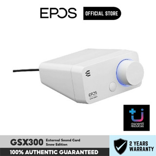 EPOS l Sennheiser GSX 300 External Sound Card Snow Edition (GSX300-WH)