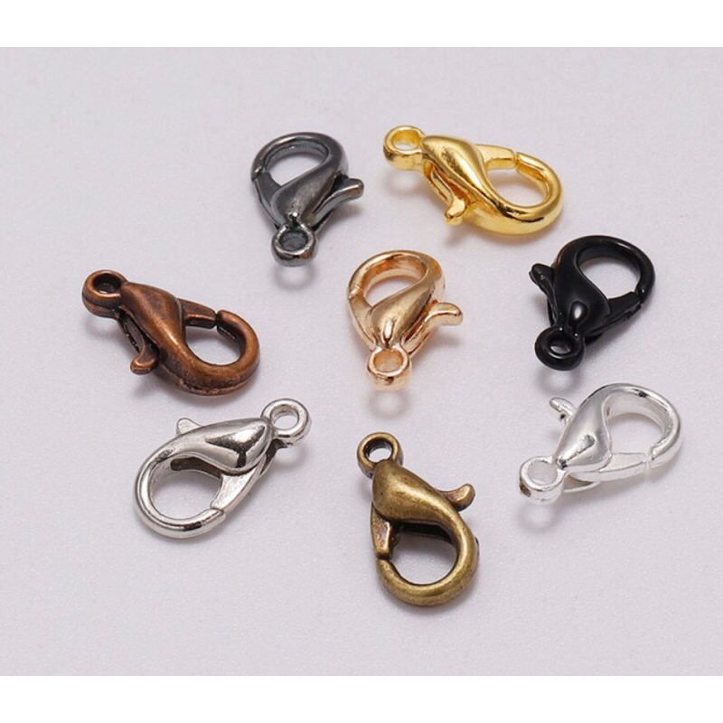(แถมฟรี 2 ตัว) ตะขอก้ามปู ขนาด 1.4 เซ็นติเมตร 12 ตัว 20 บาท