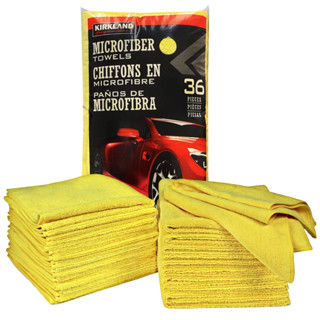 Kirkland Signature Ultra Microfiber Towels ผ้าไมโครไฟเบอร์ 3D เกรดพรีเมี่ยม หนานุ่ม ซับน้ำไว