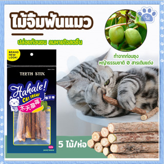 ไม้ขัดฟันแมว กัญชาแมว(5แท่ง)ขัดฟันแมว ของเล่นแมว ขัดฟันสัตว์เลี้ยง ผลิตจากธรรมชาติ 100% ไม่ใส่สารอันตรายต่อน้องแมว