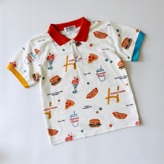 เสื้อโปโล Human Made Burger Tee คอปก