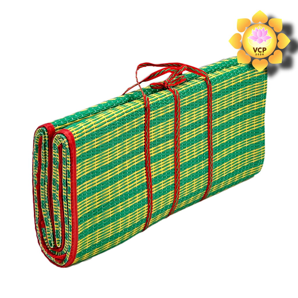 เสื่อไนล่อน พับได้ คละสี ขนาด 135x170 ซม