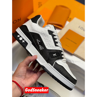 [ พร้อมส่ง ] LV Trainer #54 Signature Black White Size 40 - 46 [ ORI ]