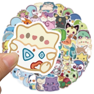 Sticker สติ๊กเกอร์ Pokémon 121 โปเกมอน 50ชิ้น การ์ตูน โปเกม่อน Pokemon pikachu โปรเกมอน go ปิกกาจู พิคาชู ปี ปีก กา จู