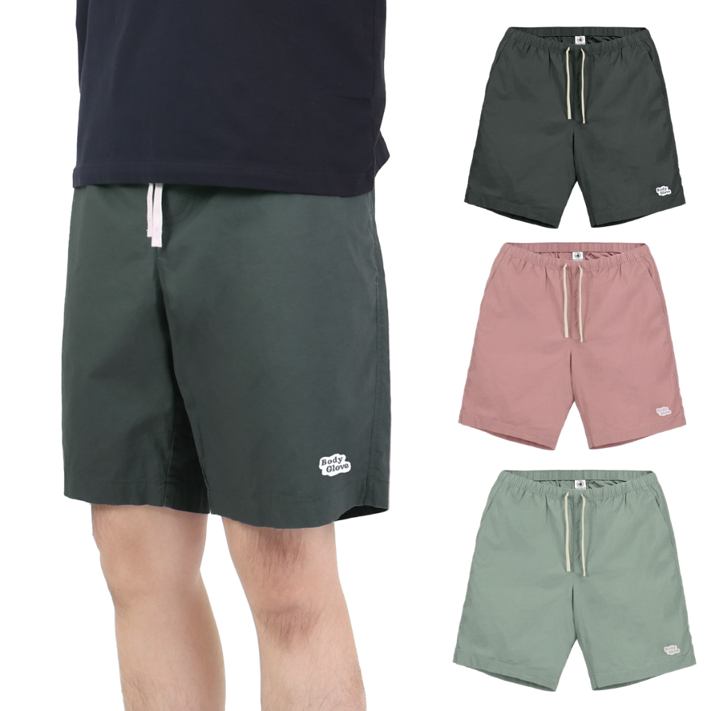 BODY GLOVE Men's POPLIN Shorts กางเกงขาสั้น รวมสี
