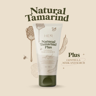 สครับมะขามเฮอ HER SCRUB &amp; MASK แบบหลอด