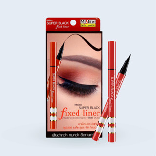 Mistine Super Black Fixed Liner (1g) อายไลเนอร์ซุปเปอร์แบล็คฟิกซ์ ให้เส้นคมกริบ ติดทน กันน้ำ