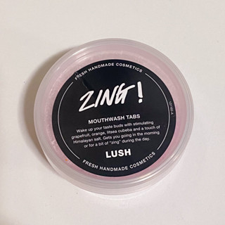 (ของใหม่) Lush Zing! Mouthwash Tabs 45g