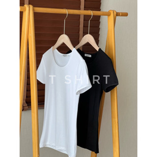 T shirt 450.- เสื้อยืดBasic ความยาวเต็มตัว ทรงเข้ารูป ใส่กระชับ ผ้านุ่มยืดใส่สบาย ระบายความร้อนได้ดี