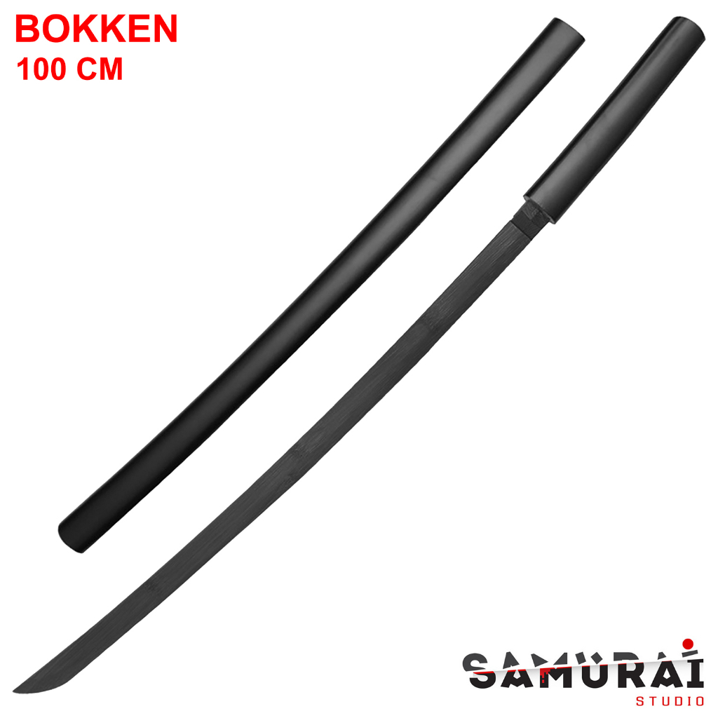 ดาบไม้ ซามูไร + ปลอกดาบ Kendo Bokken ทนทาน สำหรับฝึก ดาบเคนโด้ โบเคน ดาบญี่ปุ่น JAPAN Samurai Katana Sword Wooden 剣道剣