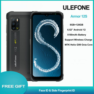 Ulefone Armor 12S Rugged Helio G99 4G Mobile Phones Android 12 50MP 5180mAh 8GB128GB Wireless Charging Phone