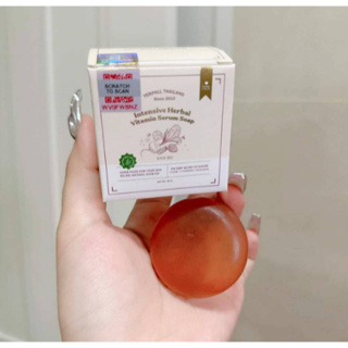 YERPALL สบู่เซรั่มสด สบู่สตอ สบู่เยอพาล 30g. YERPALL INTENSIVE HERBAL VITAMIN SERUM SOAP สูตรรักษาสิว รอยสิว ช่วยหน้าใส