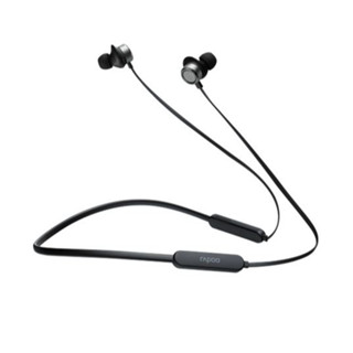 BLUETOOTH EARPHONES (หูฟังบลูทูธ) RAPOO NECKBAND BLUETOOTH EARPHONES (HT-S120-BK) BLACK