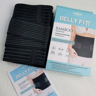 💖 NEW • bellyfit bamboo charcoal แผ่นรัดหน้าท้องรุ่นฮิต size S/M