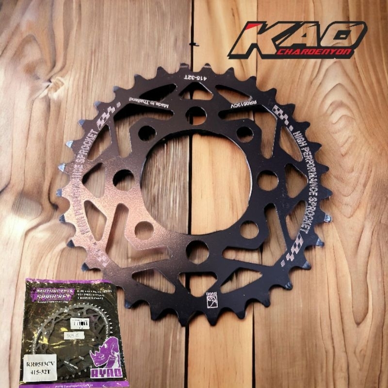 สเตอร์หลัง 415 ชุบแข็งพิเศษรุ่น SONIC/NOVA/DASH/LS/DREAM//W100/W110/NICE/TENA/BEAT ตราแรด