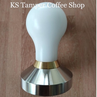 tamper coffee by KS ด้ามกดกาแฟ ขนาดเส้นผ่านศูนย์กลาง51,53,54,57,58.0,58.50,58.55 มม