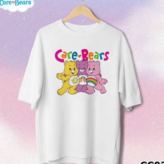 เสื้อทรงโอเวอร์ไซส์ สกีนลายหมีแคร์แบร์ CARE BARE