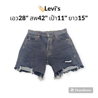 🏷️ Levis กางเกงยีนส์ขาสั้นเอวสูง ยีนส์ขาสามส่วน