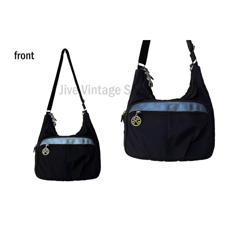 กระเป๋าสะพาย Kanana Project ช่องใช้งานเยอะมาก ใช้เป็น crossbody / shoulder bag น้ำหนักเบา unisex มือสองจากตู้ญี่ปุ่น
