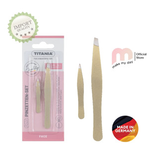 Titania - แหนบเซ็ทคู่ (TWEEZER SET) สี GOLD