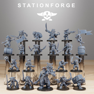 Warhammer 40k proxy Gobs Pirates - 3d print miniature boardgame model war game - StationForge