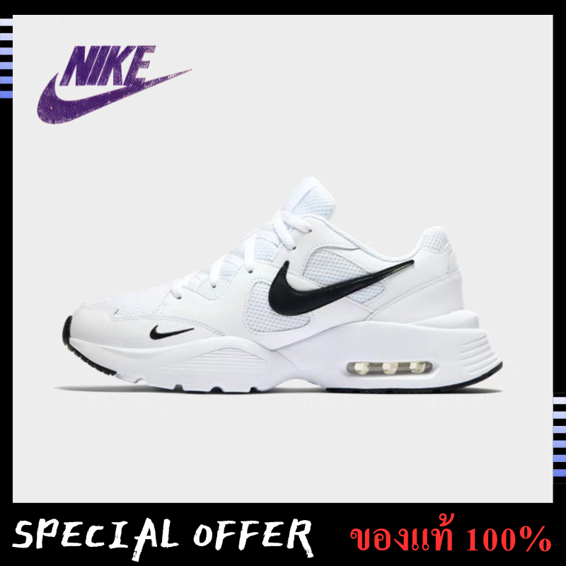 【ของแท้ 100% แนะนำ】Nike AIR MAX FUSION ระบาย อากาศ รองเท้าผ้าใบผู้ชาย CJ1670