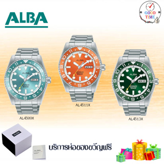 ALBA Sportive Automatic นาฬิกาข้อมือผู้ชาย รุ่น AL4509X, AL4509X1, AL4511X, AL4511X1,AL4513X, AL4513X1