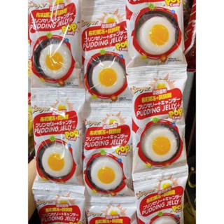 พร้อมส่ง📍 เยลลี่ไข่ดาว/พุดดิ้งไข่ดาว+เปาะแปะ ยกแผง 40 ห่อ🍳