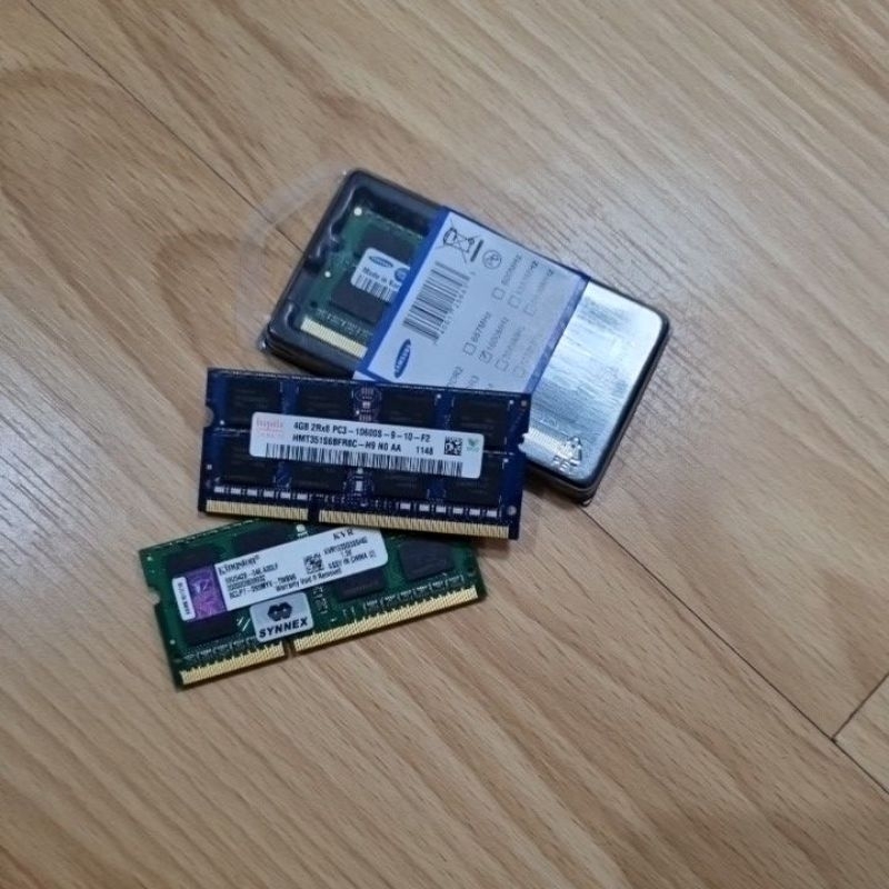 📦 ส่งฟรี 📌 แรมโน๊ตบุ๊ค DDR3 4Gb บัส 1600 💻 (Ram PC3-10600S รุ่น 16 ชิป)