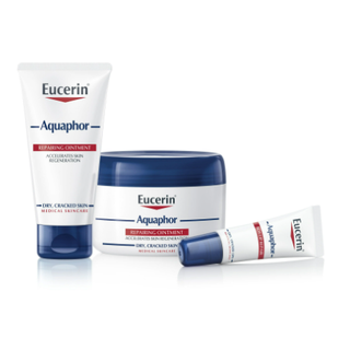 Eucerin Aquaphor; soothing skin balm, lip care, and lip active