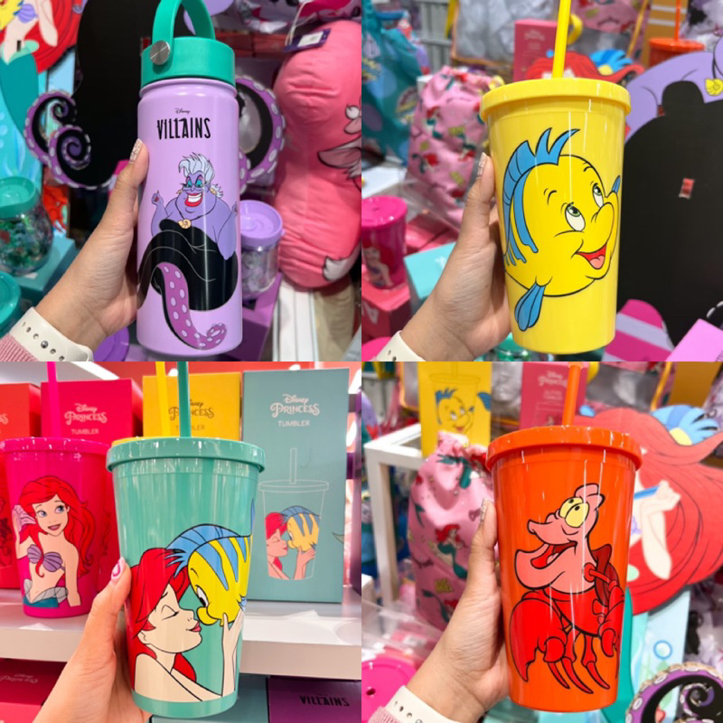 *ทักแชท*รับโค้ดลดสูงสุด30%!❤️‍🔥[พร้อมส่ง]✨Ariel disney แก้วแอเรียล แก้วเก็บร้อนเย็นดิสนีย์ งานลิขสิท