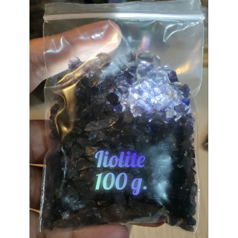 💙 ไอโอไลท์  ( Iolite ) ถุง 100 กรัม 💕