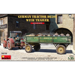 1/35 German Tractor D8506 With Trailer [MI 38038]