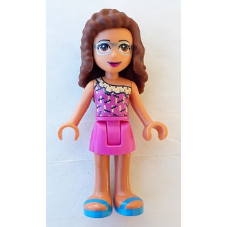 [ Minifigures ] มินิฟิก Lego - Friends Olivia (Nougat) : Friends (rnd318, 41387) ราคา/ชิ้น