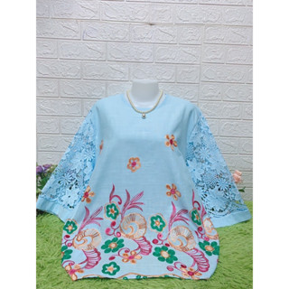 เสื้อผ้าลินินเนื้อนิ่มใส่สบายอก45-50-52-56มีซับในทั้งตัวจ้า