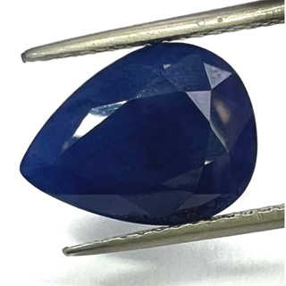 พลอยไพลิน พลอยเเท้. Natural Blue Sapphire.  6.60 การัต(cts) | 13.25X10.10mm | 535฿