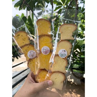 (ขั้นต่ำ 6 ถุง) ขนมปังกรอบ 5 บาท ค่ะ เนยกระเทียม เนยน้ำตาลเนยนม คละรสได้จ้าาาา