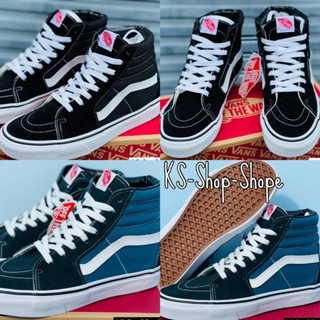 รองเท้าผ้าใบ VANS SK8-Hiอุปกรณ์ครบ Sz36-44สินค้าพร้อมส่งในประเทศไทย