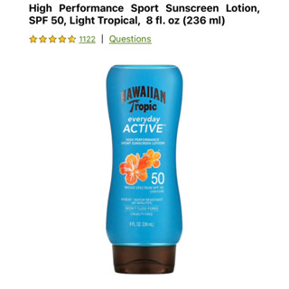 hawaiian sunscreen spf50