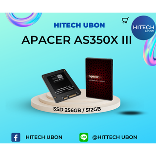 [ประกัน 3ปี] APACER AS350x SSD 256GB/512GB อุปกรณ์ เก็บข้อมูล เอสเอสดี [HITECHubon]