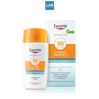 Eucerin Sun Hydro Protect Ultra Light Fluid SPF50+ 50 ml. - ยูเซอริน ซัน ไฮโดร โพรเทค อัลตร้า ไลท์ ฟลูอิด เอสพีเอฟ 50+ 50 มล.