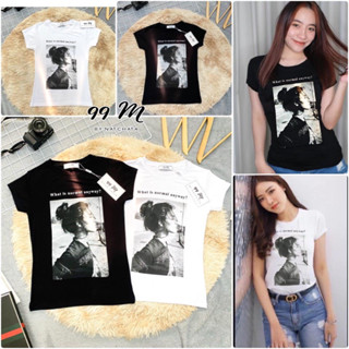 เสื้อเรยอน ลายผู้หญิงมัดผม น่ารักๆๆ